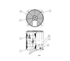 Carrier 38BRC048 SERIES370 outlet grille / top cover diagram