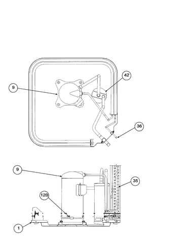 Compressor / condenser coil