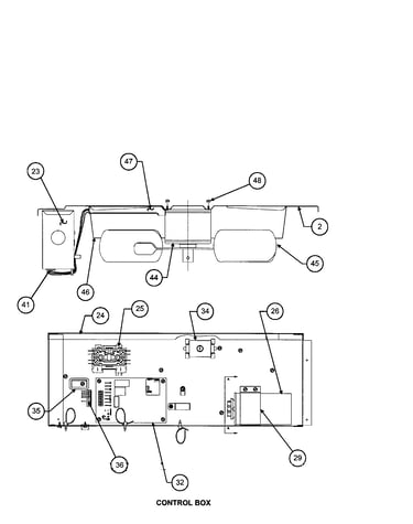 Control box / fan blade