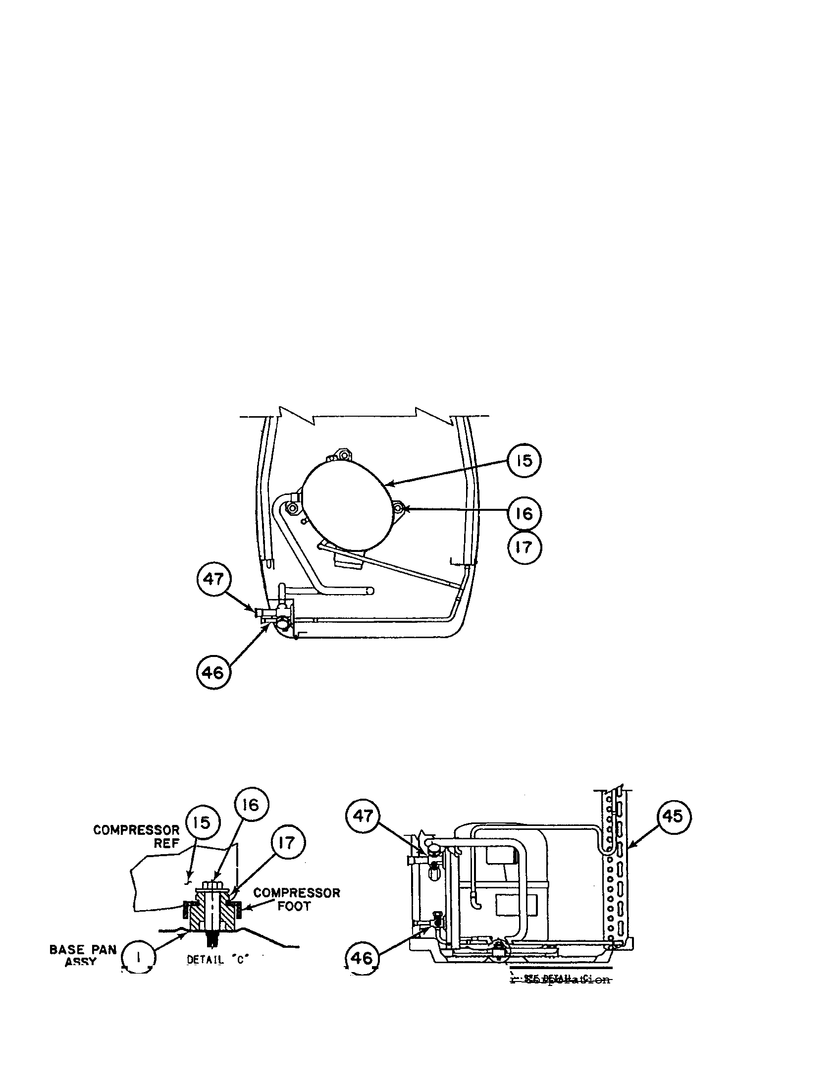 Compressor / condenser coil