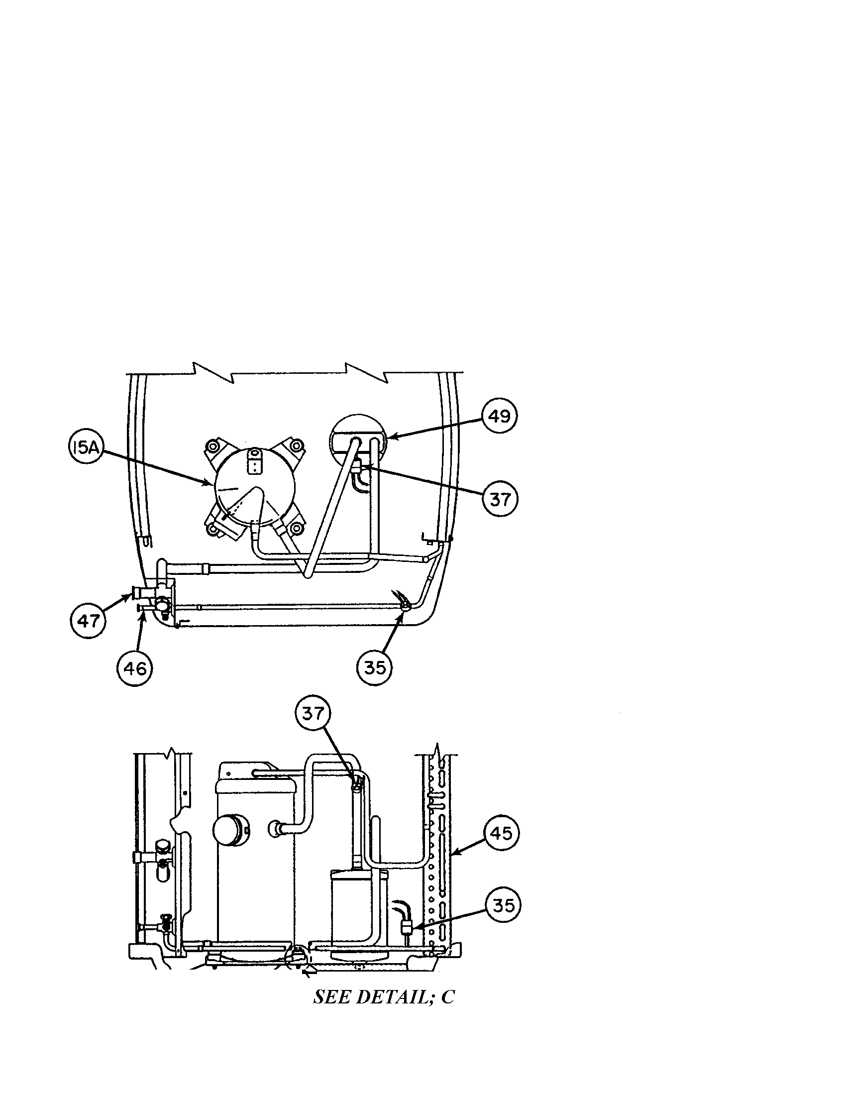 Compressor / condenser coil