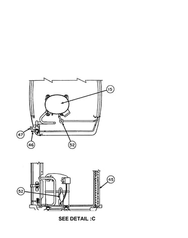 Compressor / condenser coil
