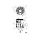 Carrier 38EZG036 SERIES310 outlet grille / top cover diagram