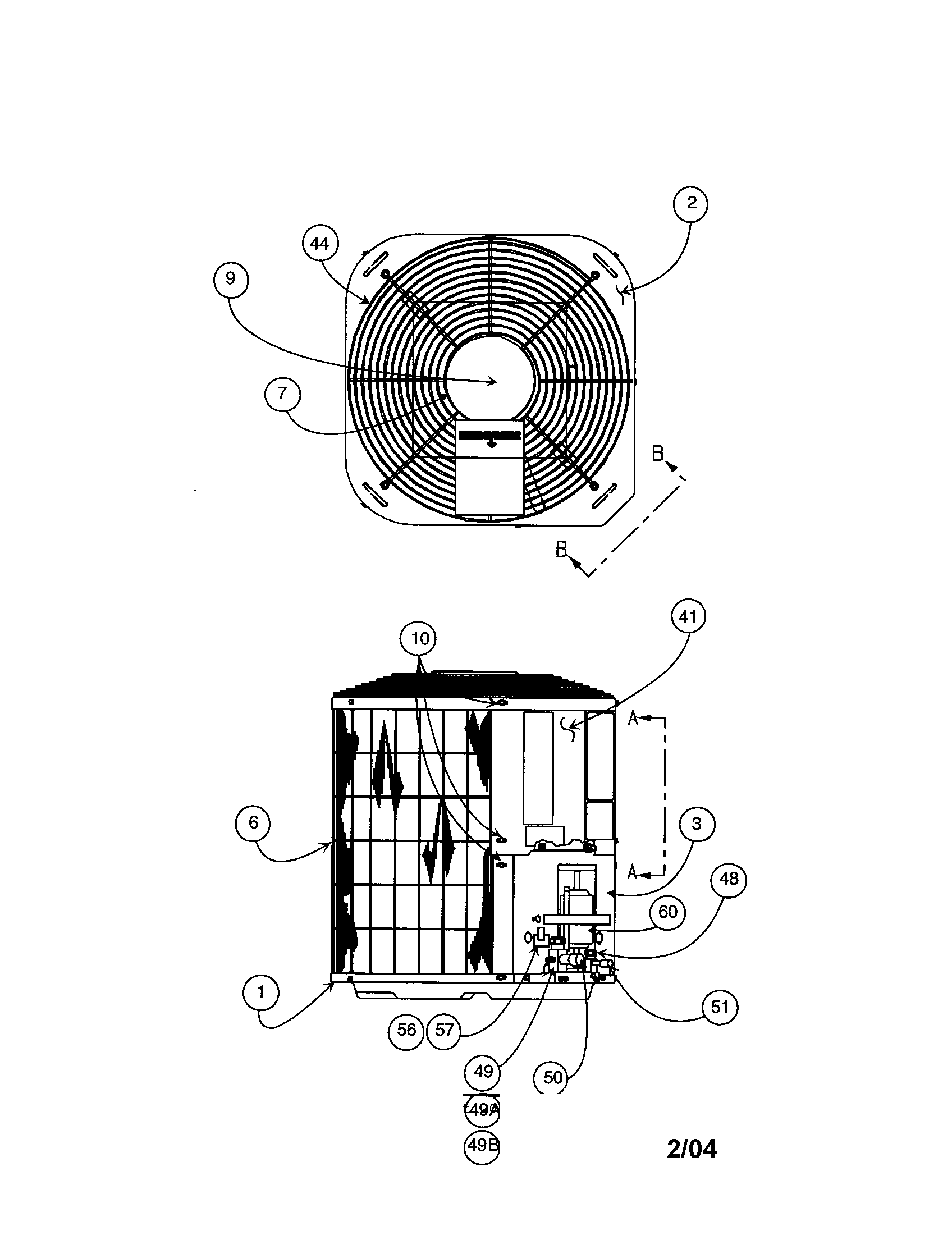 Outlet grille / top cover