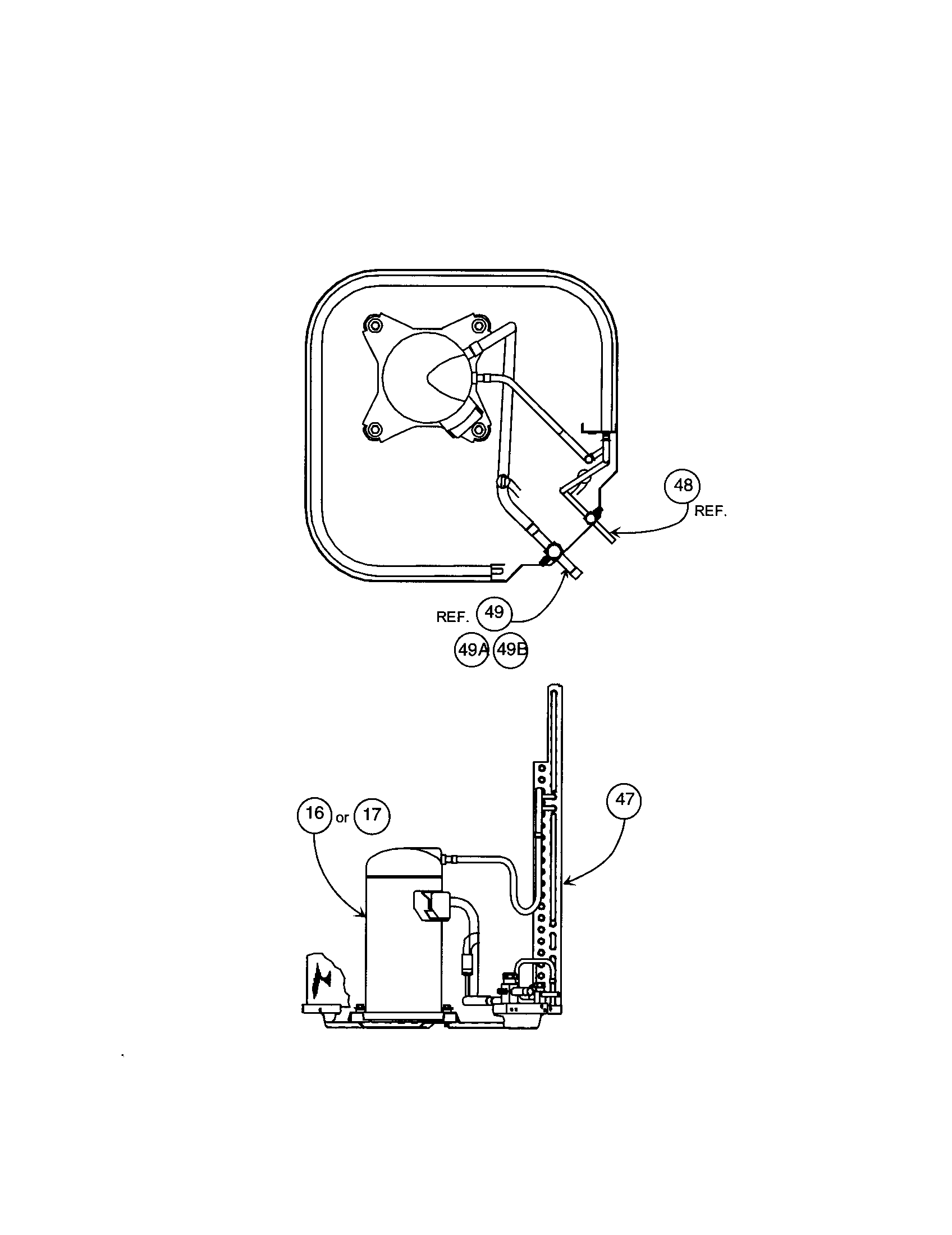 Compressor / condenser coil