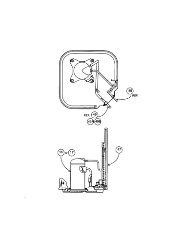 Compressor / condenser coil