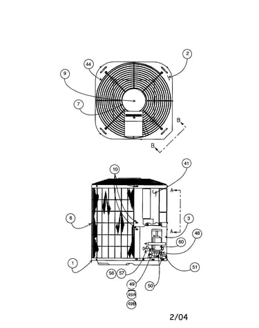 Outlet grille / top cover