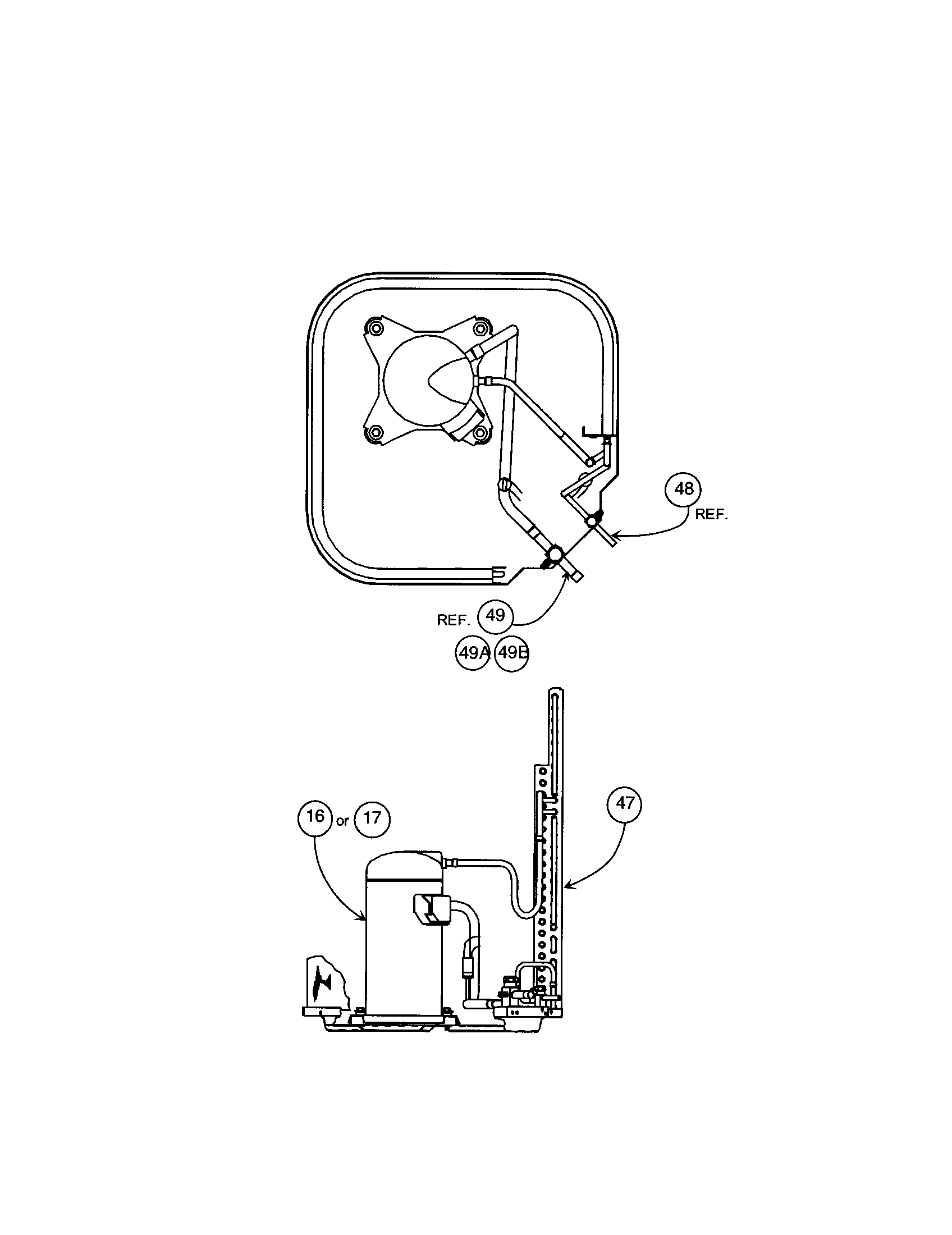 Compressor / condenser coil