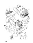 Hood and engine mount