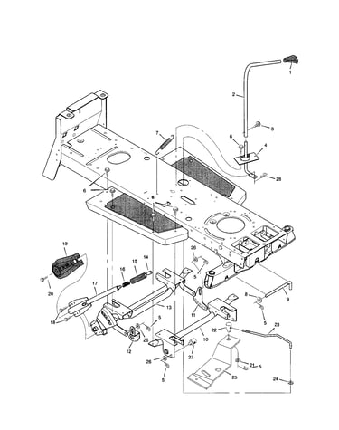 Mower housing suspension