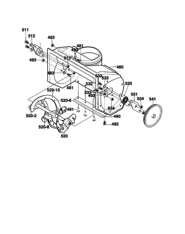 Auger housing
