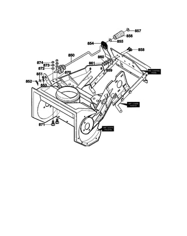 Chute rod assembly