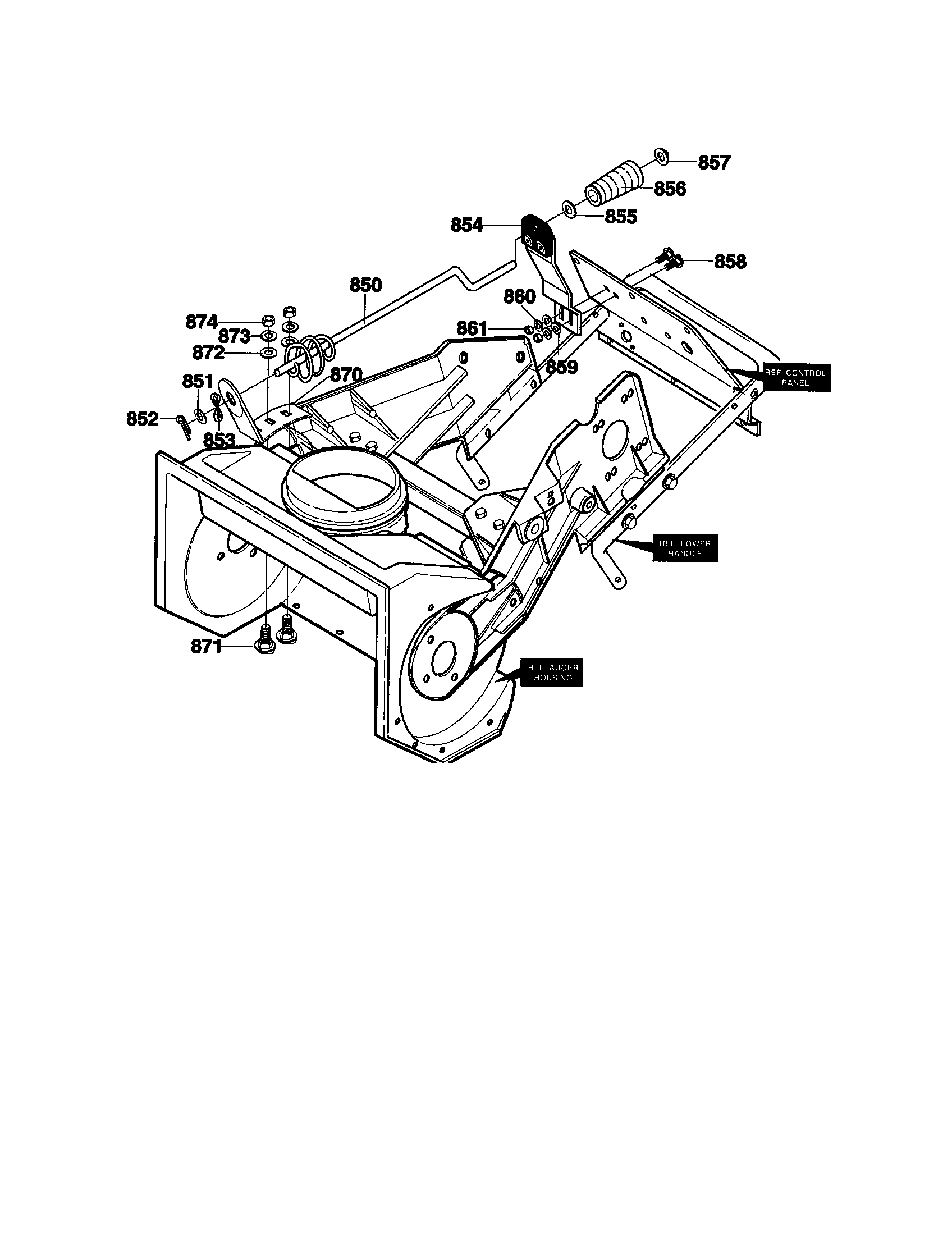 Chute rod assembly