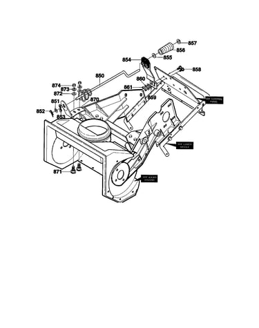 Chute rod assembly