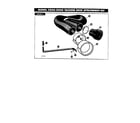 Murray 5800-0000 vacuum hose attachment kit diagram