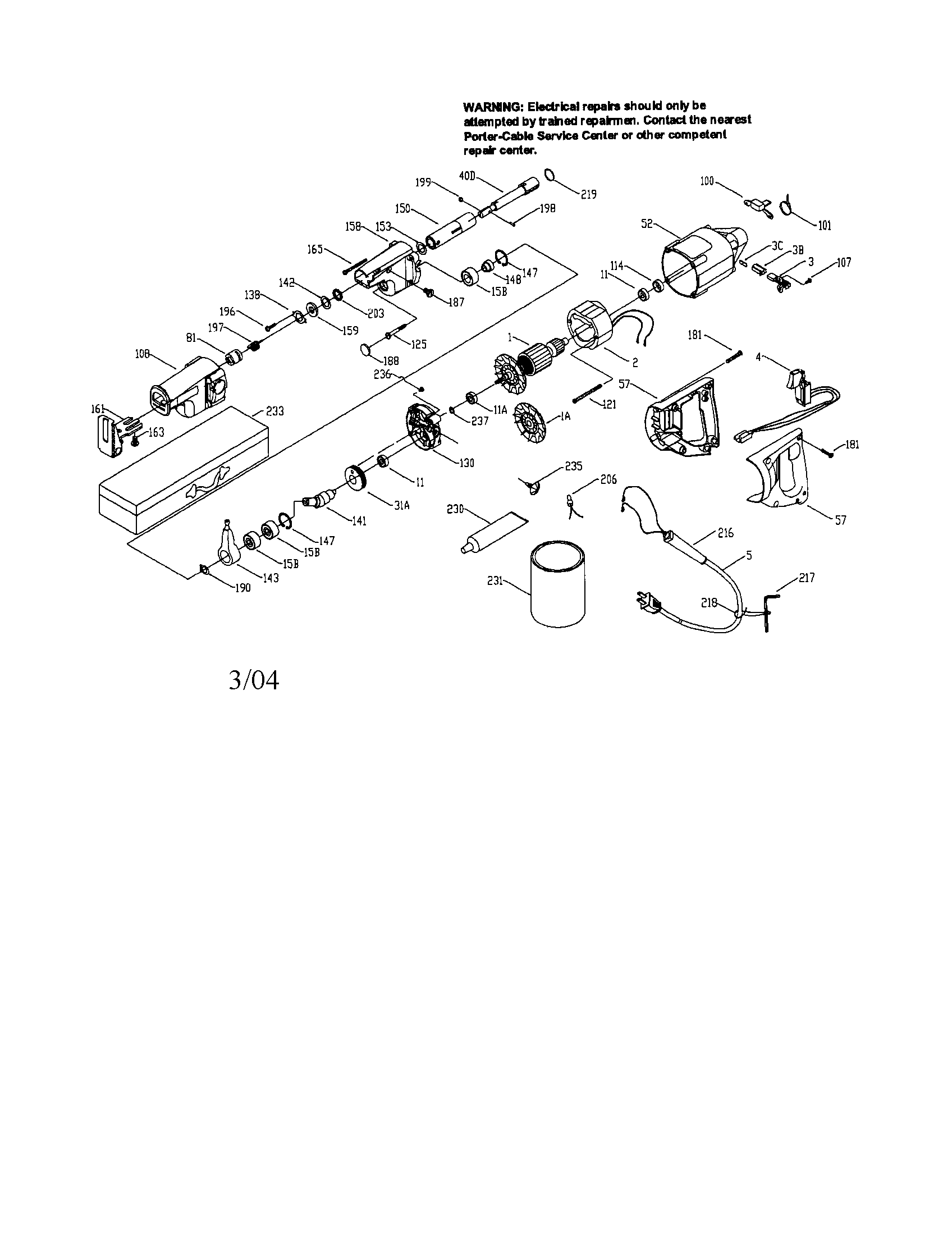 Tiger saw assembly