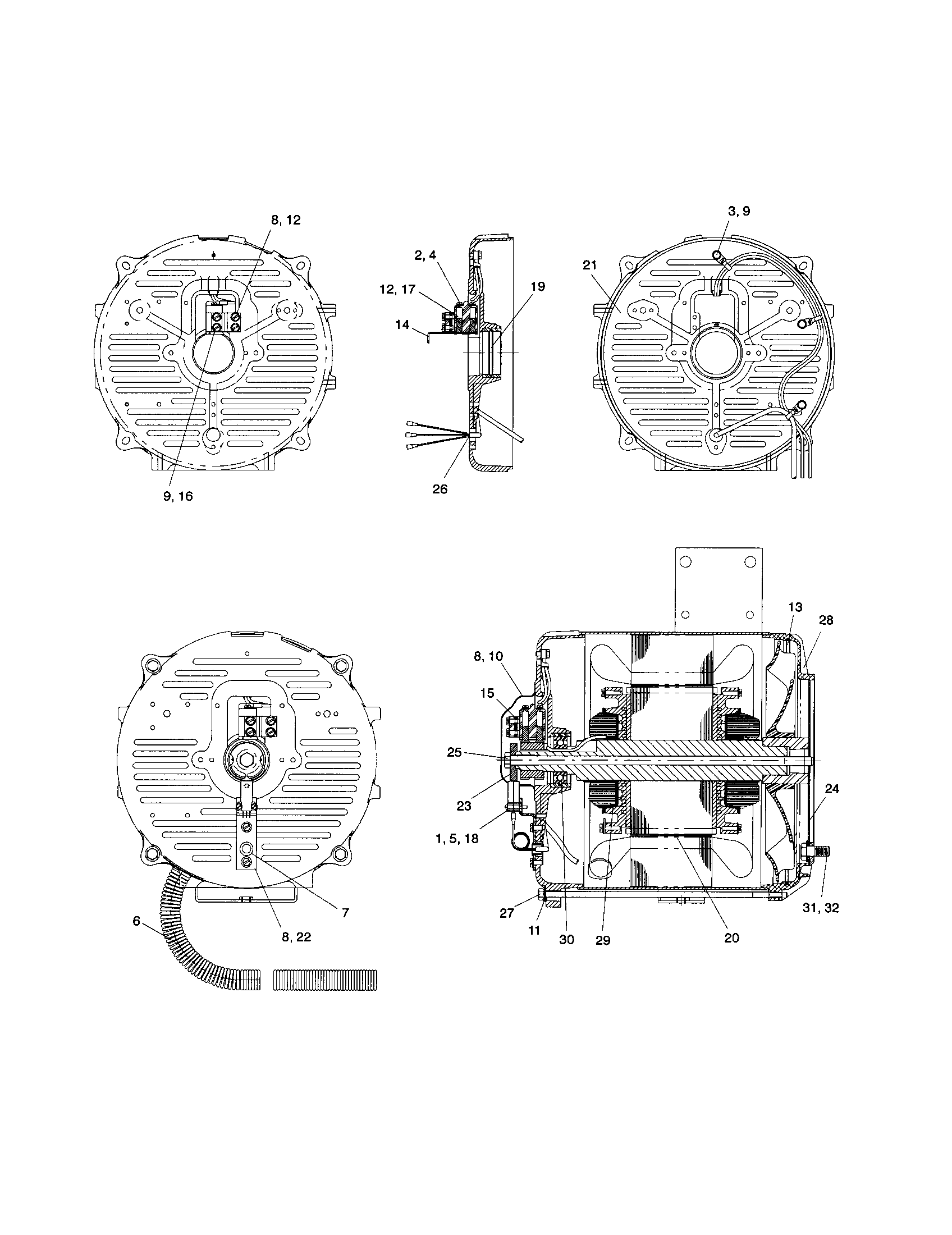 Generator and mounting