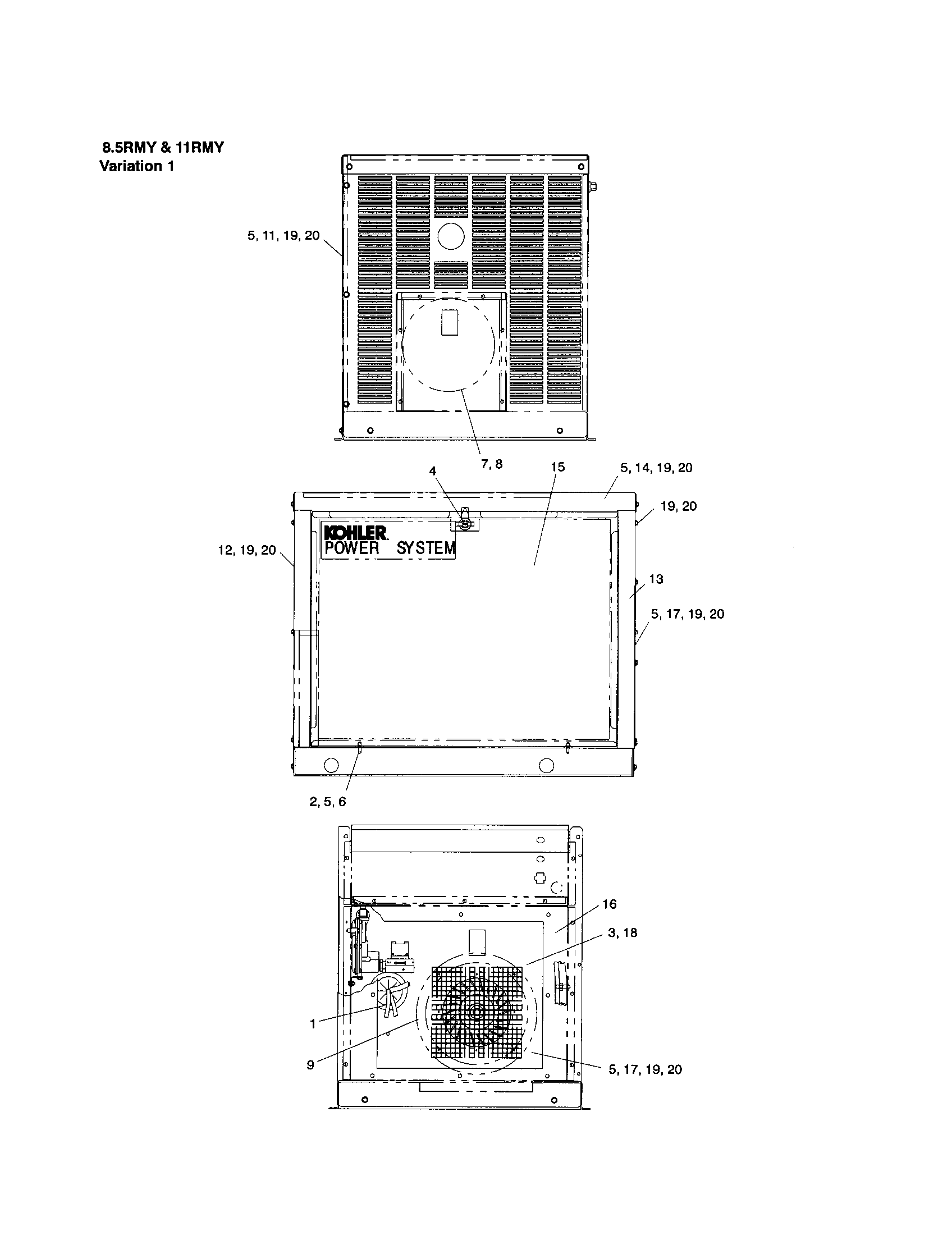 Housing and mouting