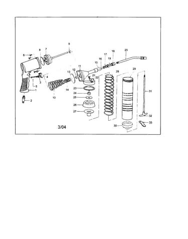 Air grease gun