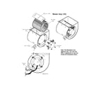 Carrier 58DLX13510016 blower assembly diagram