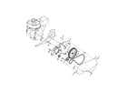 Craftsman 917297480 belt guard and pulley assembly diagram