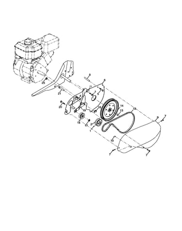 Belt guard and pulley assembly