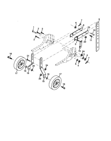 Wheel and depth stake