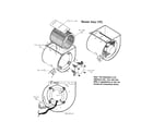 Carrier 58DLX09010020 blower assembly diagram