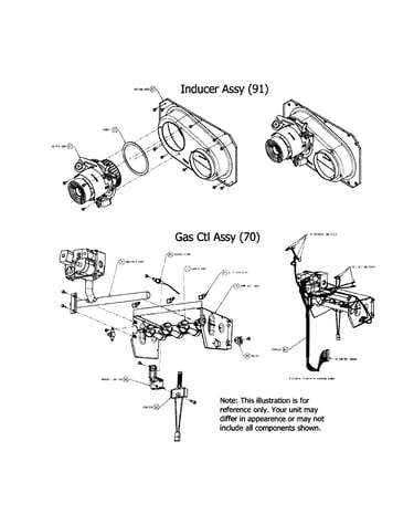 Inducer and gas control