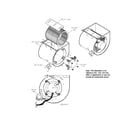 Carrier 58DLA09010016 blower assembly diagram