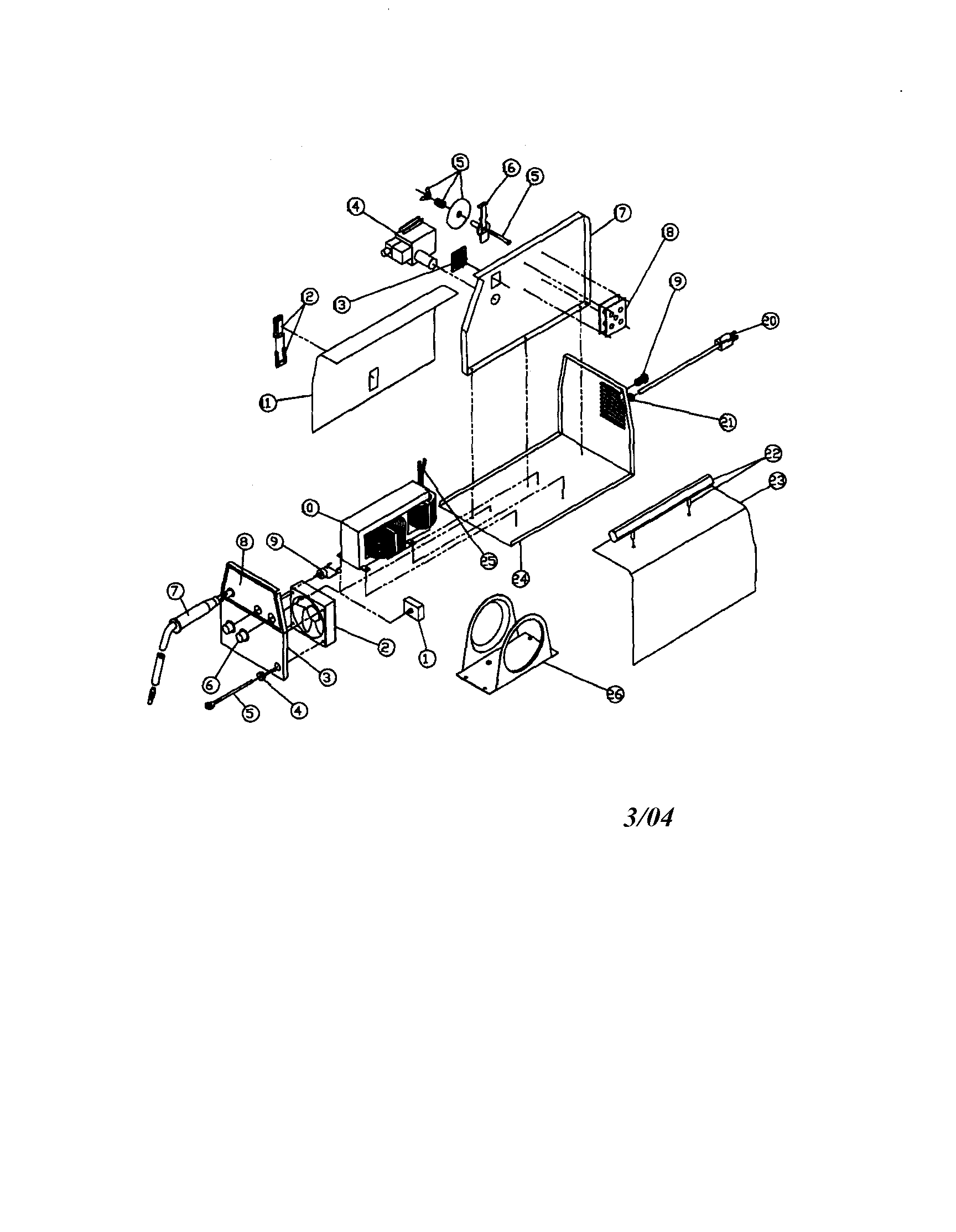 MIG WELDER ASSEMBLY