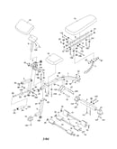 Seat and bench frame assembly