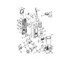 Kenmore 11634725301 dust compartment and motor diagram