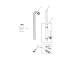Kenmore 11634725301 hose and attachment diagram