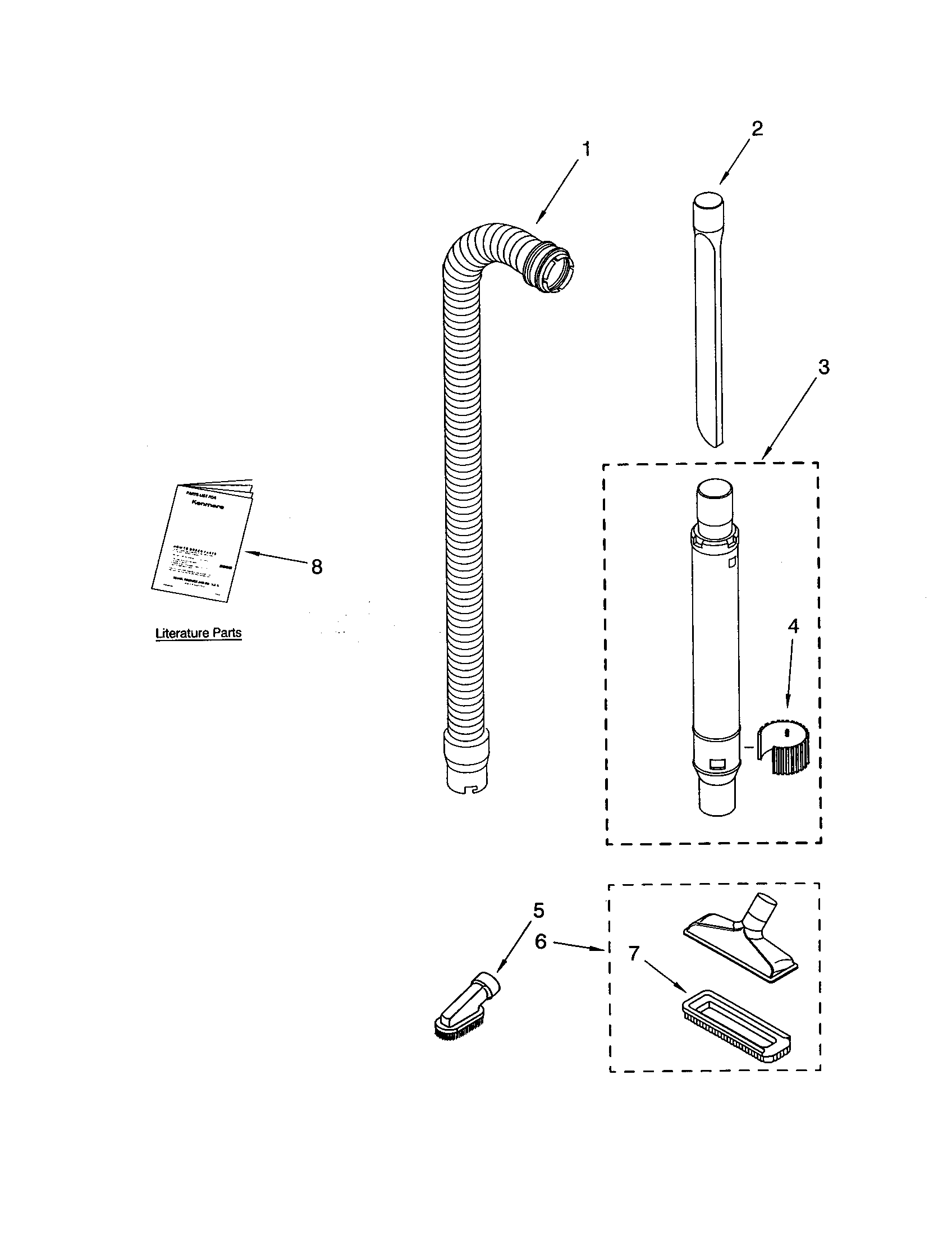 Hose and attachment