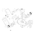 Craftsman 917378851 engine/housing/handle diagram
