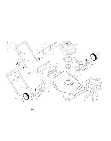 Engine/housing/handle