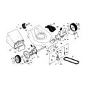 Craftsman 917378851 wheels/tires/bag diagram