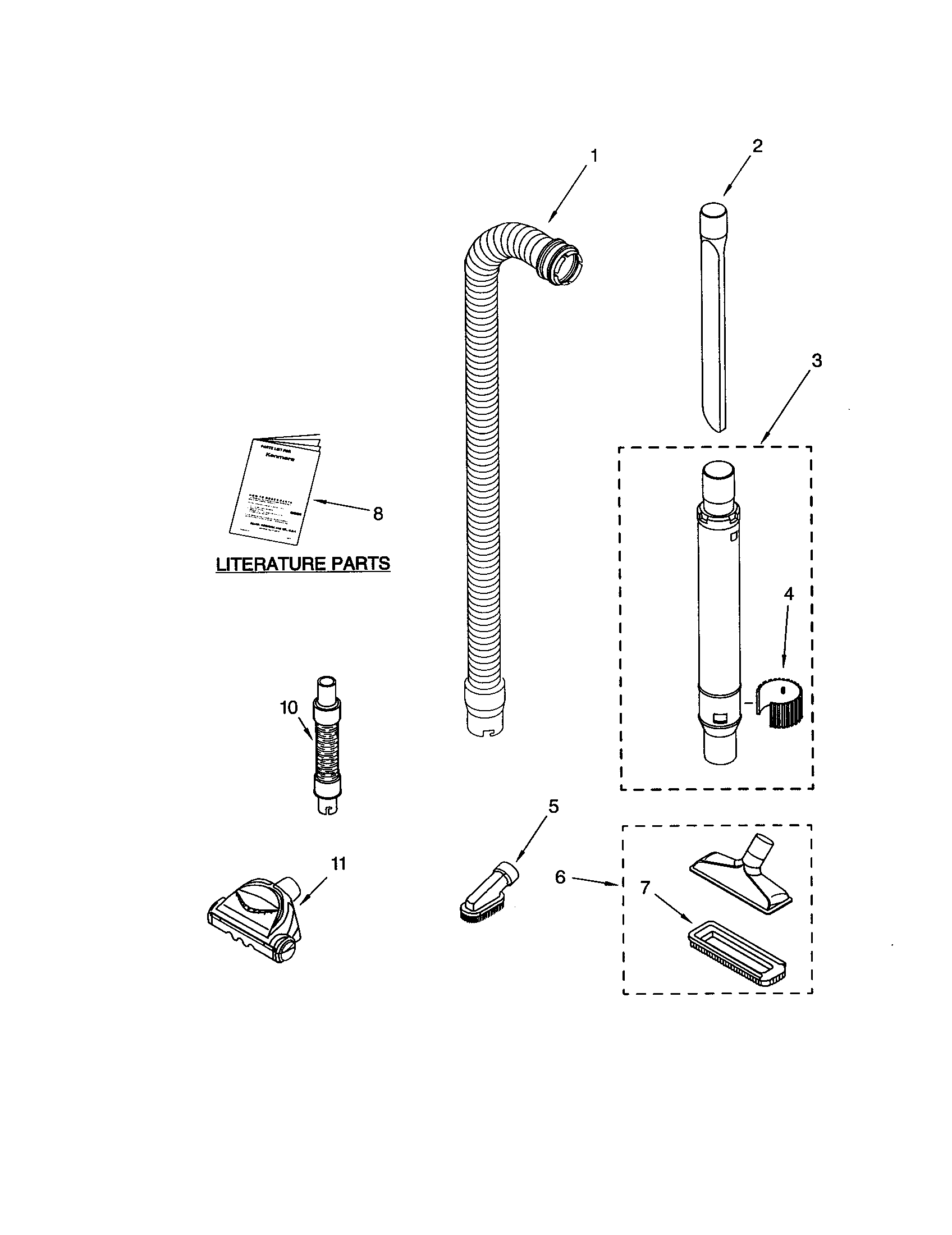 HOSE AND ATTACHMENTS