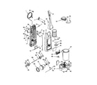 Kenmore 11634726300 dust compartment and motor diagram