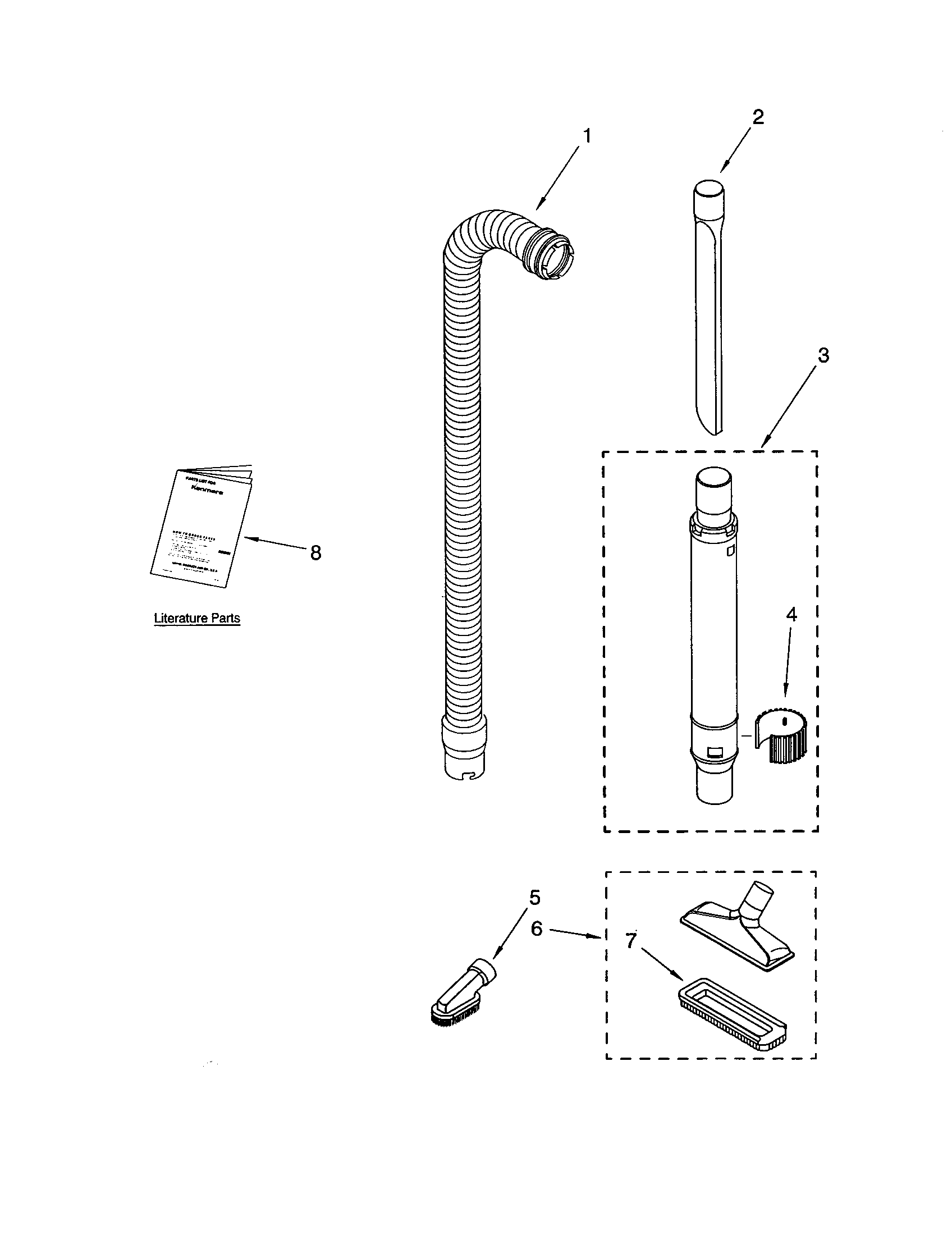 Hose and attachment