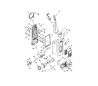 Kenmore 11634612305 dust compartment and motor diagram