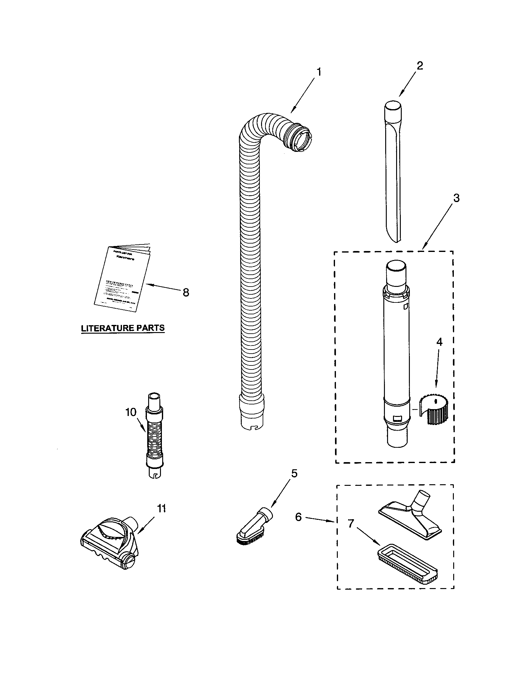 Hose and attachments
