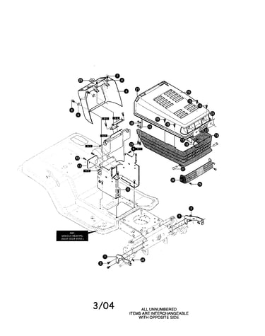 Front chassis assembly