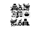 Yard King 50565X89 decal assembly ii diagram