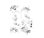Craftsman 351217450 gearbox and elevation assembly diagram