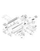 Walking belt/motor hood/motor