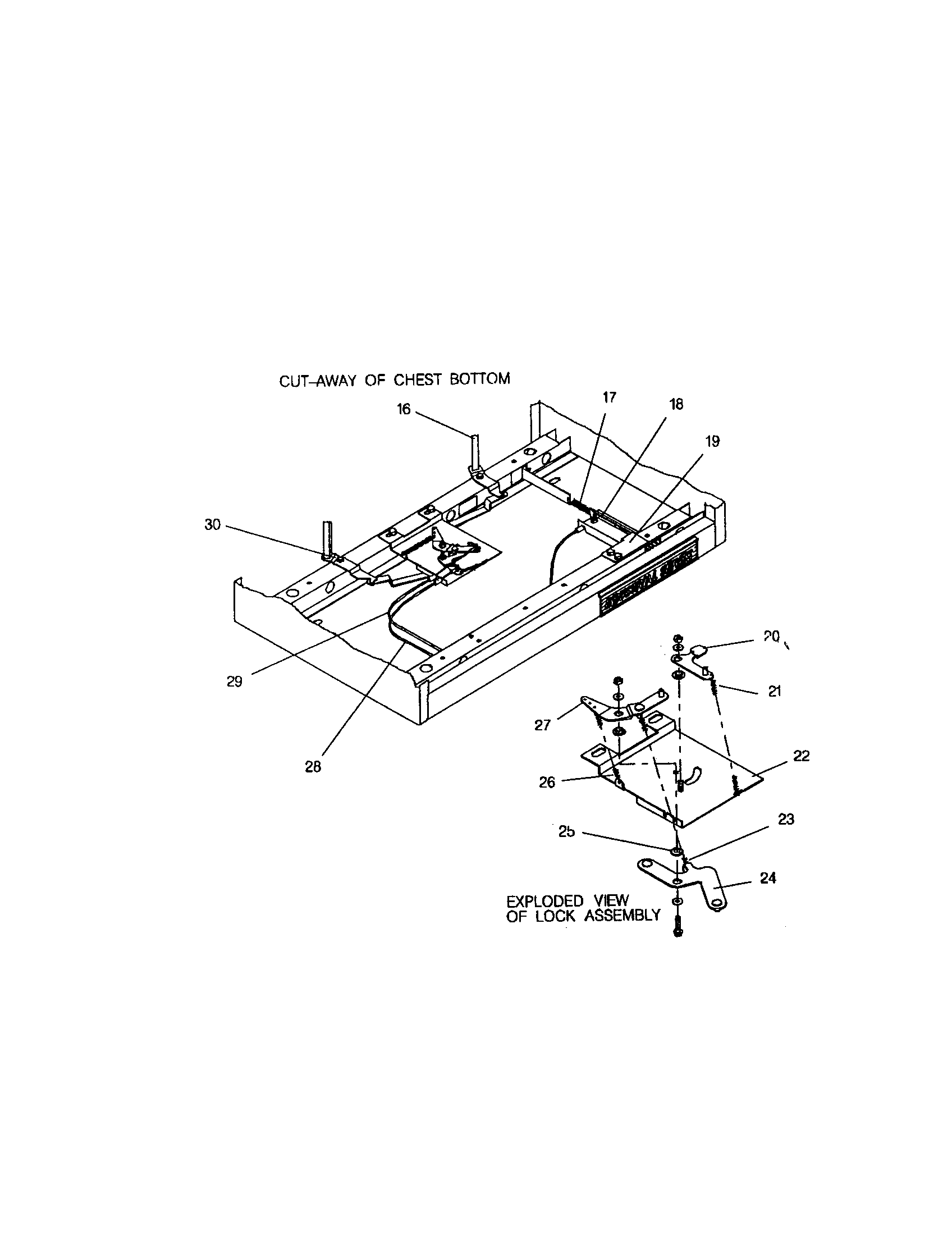 Lock bracket and bar