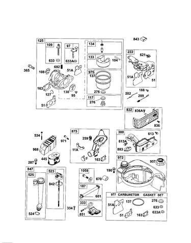 Carburetor/fuel tank