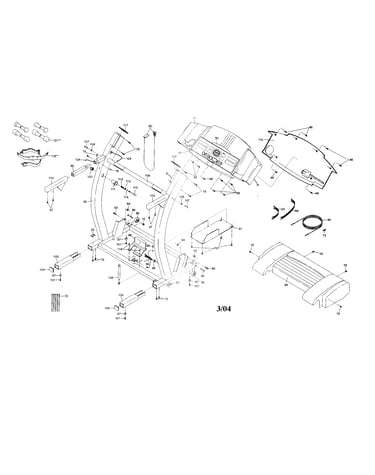 Console/motor hood/rails